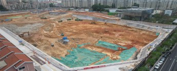 華潤東莞火煉樹項目一期D05、D06地塊樁基及支護工程2024.7.1-7.7施工剪影